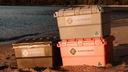 Open Sky Touring expedition 134 boxes on the beach recommend the innovative quick release awning hitch