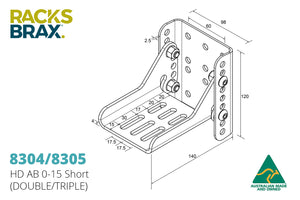 HD ADJUSTABLE BRACKETS